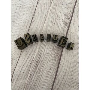 Vintage Metal Ink Stamps  